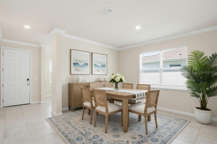 Furnished interior view inside a new home in Coddington, Bradenton (Image 6).
