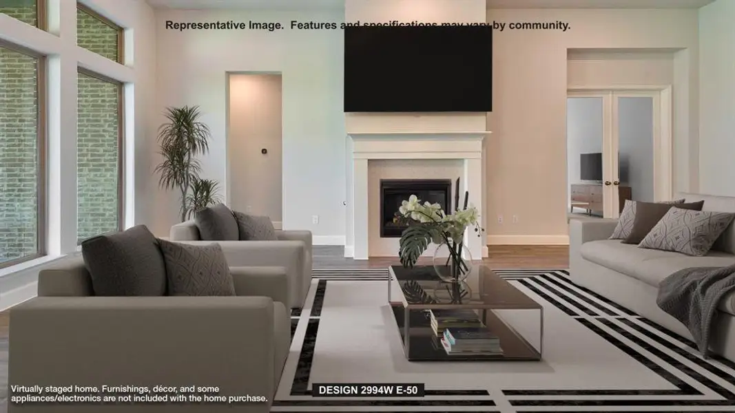 Furnished interior view inside a new home in Hillstead, Lavon (Image 4).