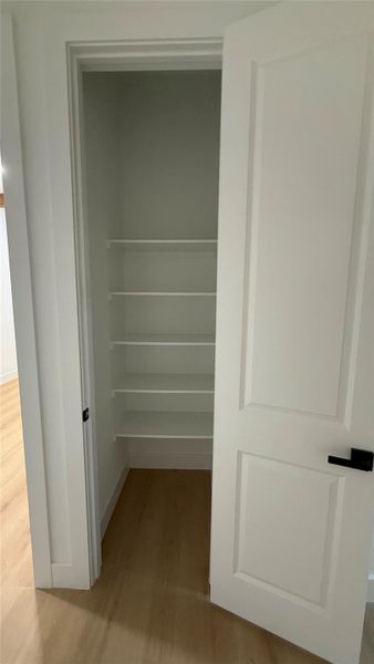 Storage in many places throughout the home