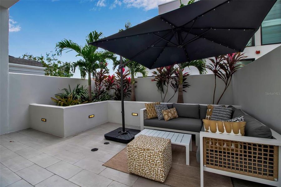 Exterior details and patio area of a home in , Sarasota (Image 2). Exterior details and patio area of a home in , Sarasota (Image 2).