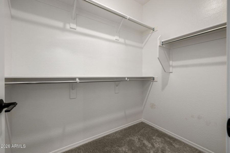 Master has 2 Walk-in closets