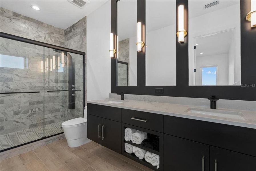 Furnished interior view inside a new home in , Osprey (Image 17).