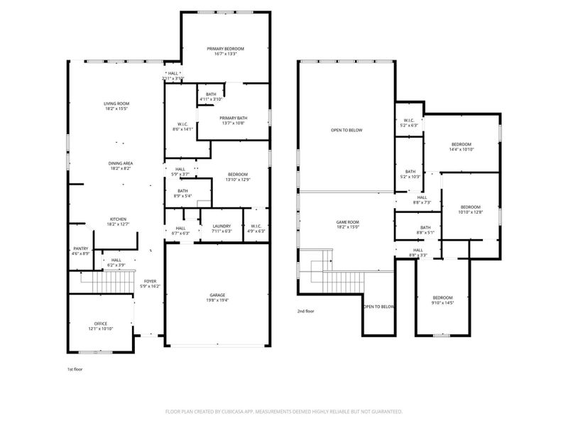 1st and 2nd Floor Floorplan 1st and 2nd Floor Floorplan