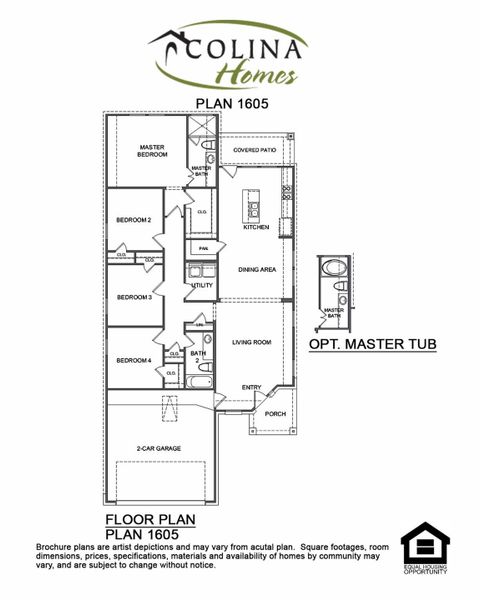 2D floor plan layout of this home in Cypress Green, Hockley, TX (Image 6).