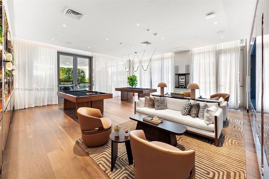 Furnished interior view inside a new home in Mr. C Residences, Miami (Image 9).