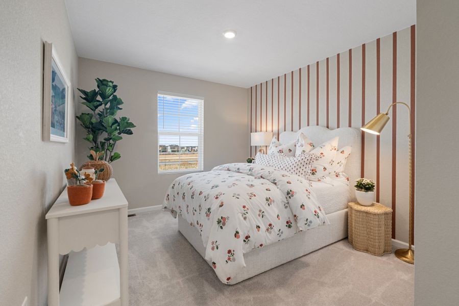 Representative furnished interior of a home built from the 4005 by Risewell Homes in Harvest Crossing, Aurora (Image 13).