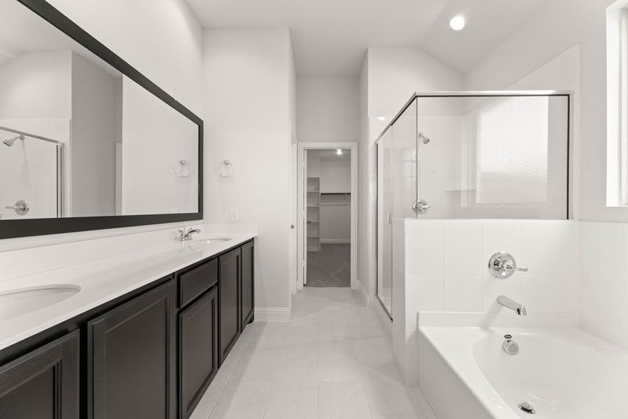 Representative exterior photo of a completed home built from the Winchester by Impression Homes in Timberbrook, Justin, TX (Image 15).