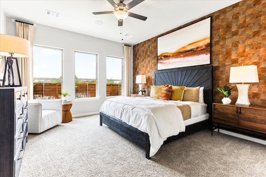Furnished interior view inside a new home in Solterra Texas, Mesquite (Image 26).