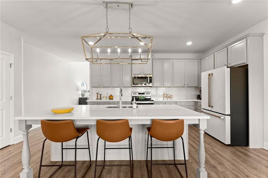 Furnished interior view inside a new home in , Homer (Image 10). Furnished interior view inside a new home in , Homer (Image 10).