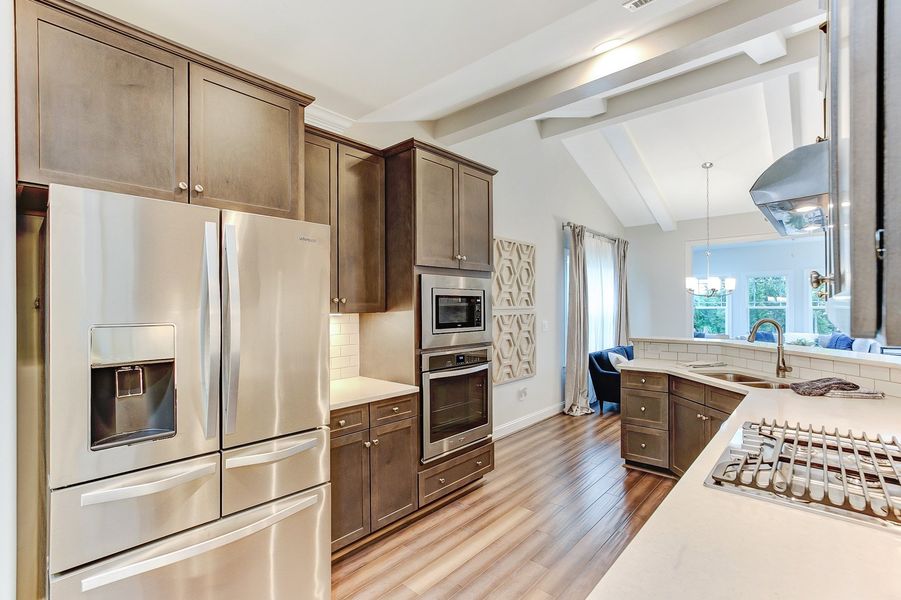 Representative furnished interior of a home built from the Ashton by Keystone Homes NC in Weybridge, Burlington (Image 40).
