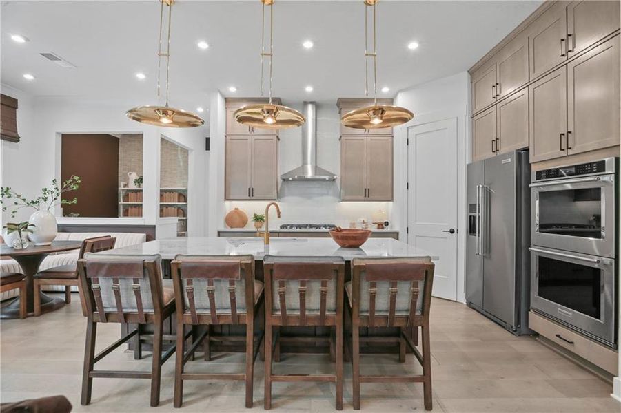 Furnished interior view inside a new home in Silverwood, Cumming (Image 13).