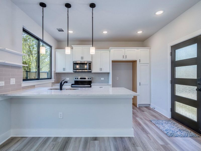 Furnished interior view inside a new home in , Austin (Image 5).