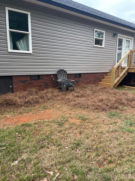 Exterior details and patio area of a home in , Lawndale (Image 20). Exterior details and patio area of a home in , Lawndale (Image 20).