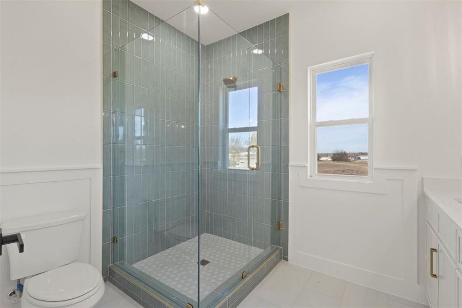 Furnished interior view inside a new home in , Dallas (Image 9).