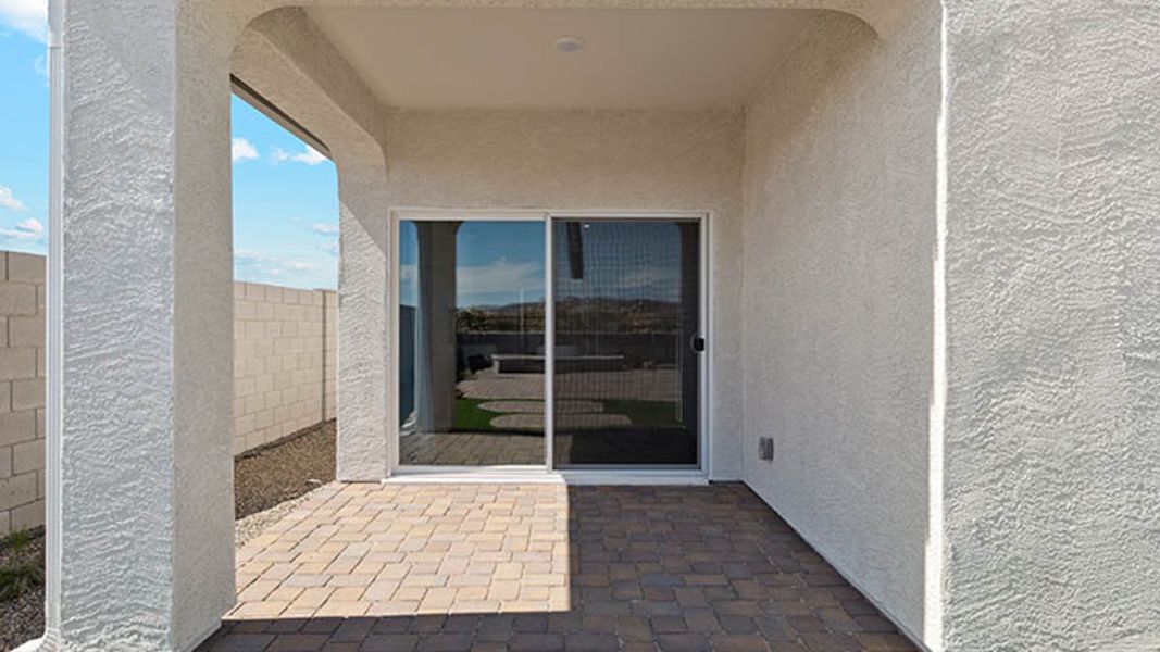 Exterior details and patio area of a home in Anthem at Merrill Ranch, Florence (Image 2).