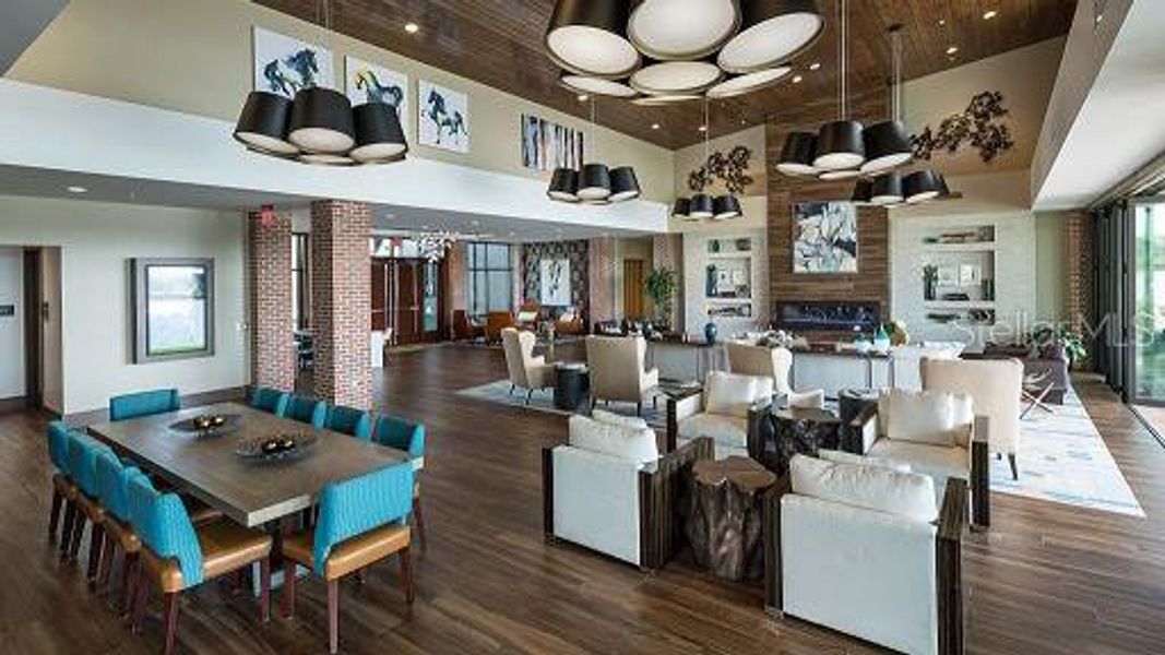 Furnished interior view inside a new home in Ocala Preserve, Ocala (Image 11).