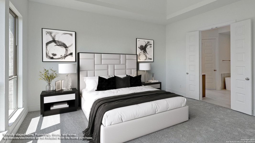 Furnished interior view inside a new home in Haby Hill 60', San Antonio (Image 18).