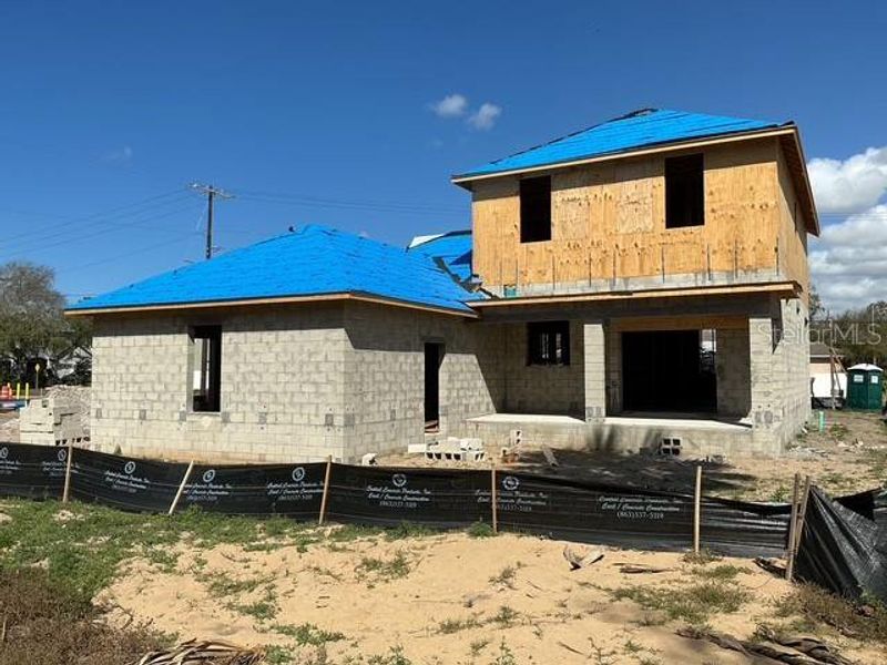 In-progress construction of a new home in , Tampa, FL (Image 13). In-progress construction of a new home in , Tampa, FL (Image 13).