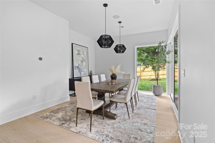 Furnished interior view inside a new home in , Charlotte (Image 6).