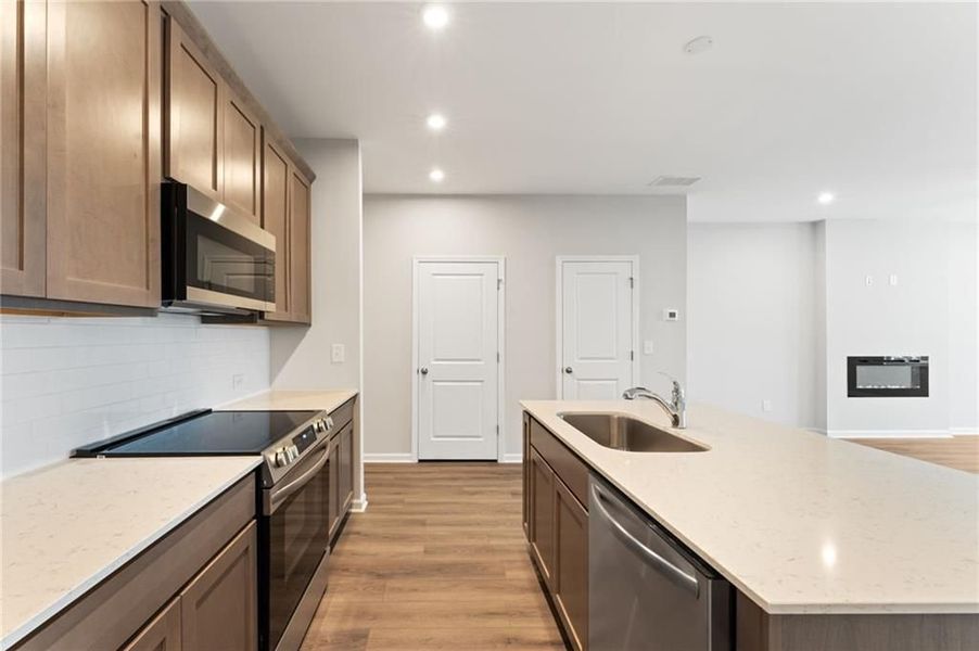 Furnished interior view inside a new home in Stegall Village, Emerson (Image 7). Furnished interior view inside a new home in Stegall Village, Emerson (Image 7).