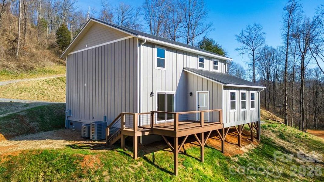 Exterior details and patio area of a home in , Sylva (Image 20).