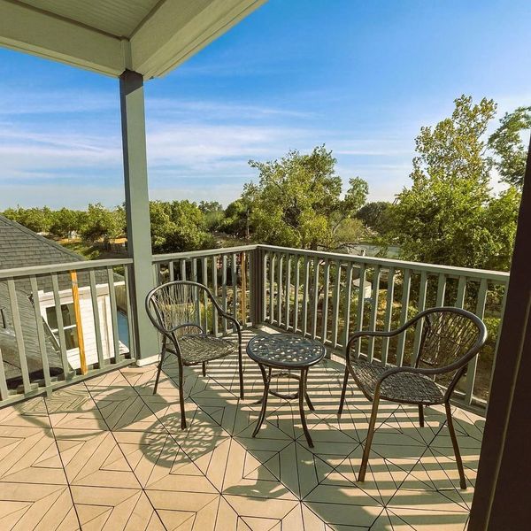 Back deck on 3rd floor - near game room/bedroom 4