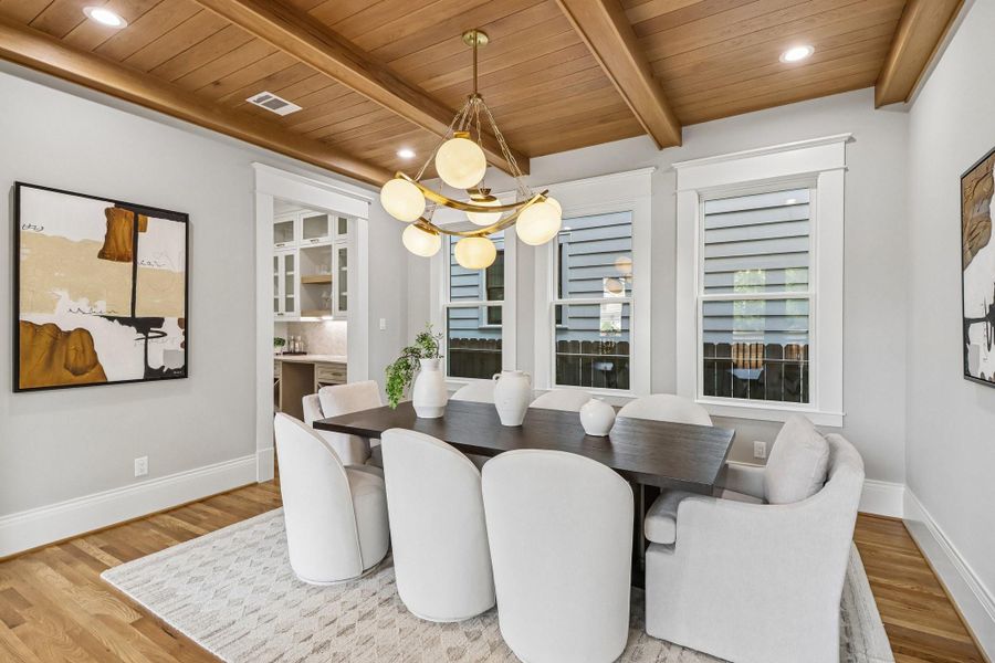Furnished interior view inside a new home in , Houston (Image 30).