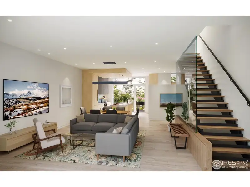 Furnished interior view inside a new home in , Fort Collins (Image 4).