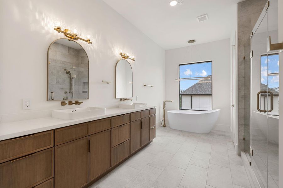 Furnished interior view inside a new home in , Houston (Image 14).