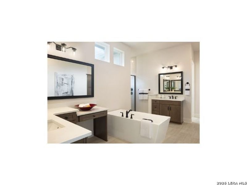 Furnished interior view inside a new home in Highland Estates, San Antonio (Image 10).