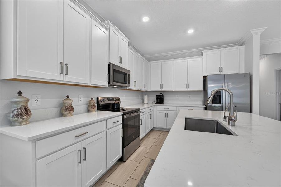 Furnished interior view inside a new home in , Parrish (Image 10).