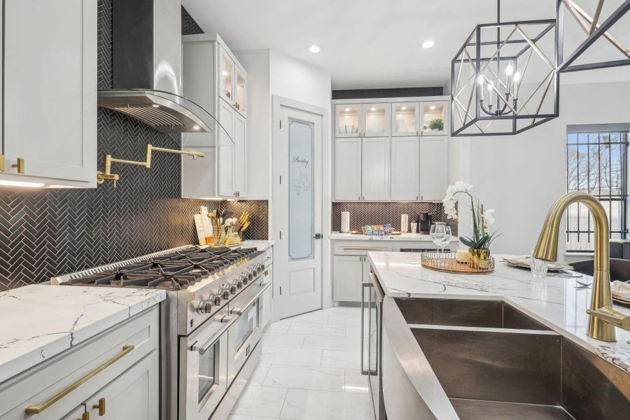 Close-up of interior finishes inside a home in , Houston (Image 18).