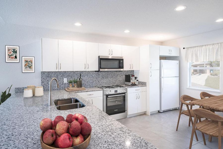 Virtually Staged Cottage---Kitchen-with-