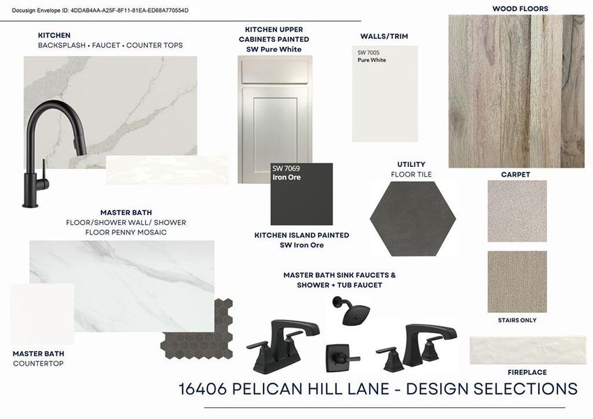 Sample of building materials used in homes in Estates at Rockhill, Frisco (Image 3). Sample of building materials used in homes in Estates at Rockhill, Frisco (Image 3).