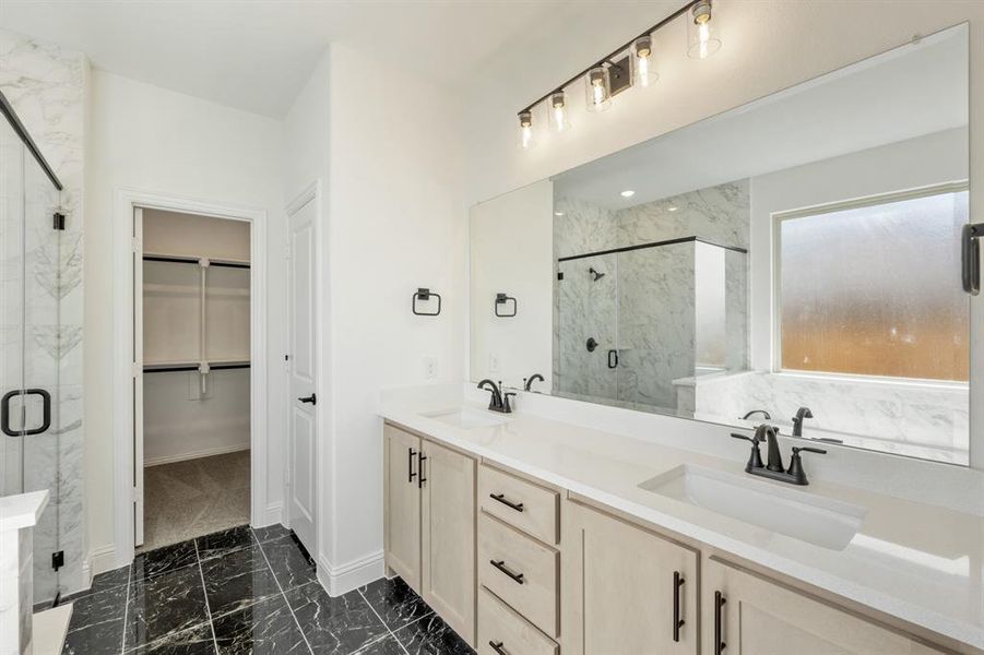 Furnished interior view inside a new home in Willow Wood Classic 50, McKinney (Image 9).