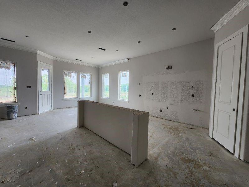 In-progress construction of a new home in Rocky Top, Krum, TX (Image 12).