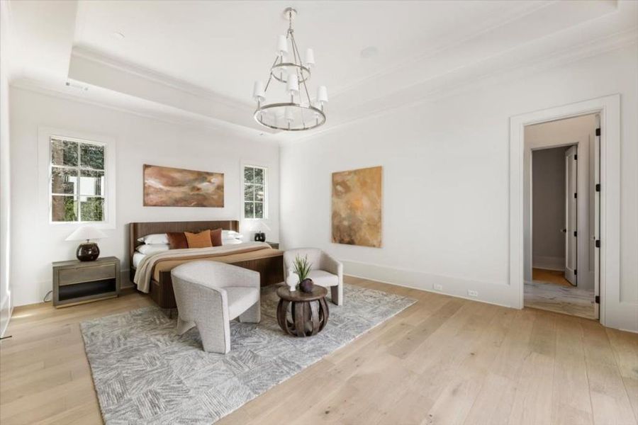 Furnished interior view inside a new home in , Alpharetta (Image 38).