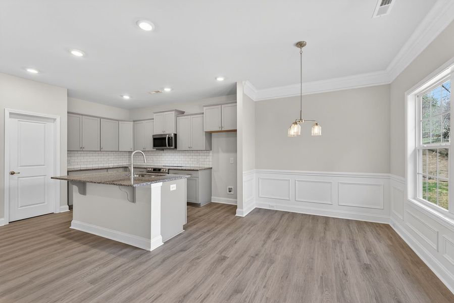 Furnished interior view inside a new home in Crystal Village, Albemarle (Image 11).