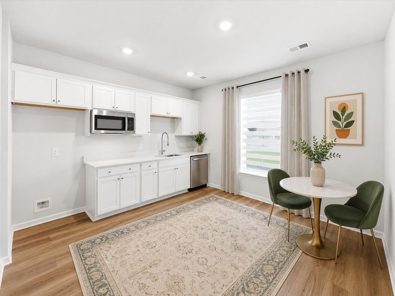 Furnished interior view inside a new home in Limehouse Village: Arbor Series, Summerville (Image 19).