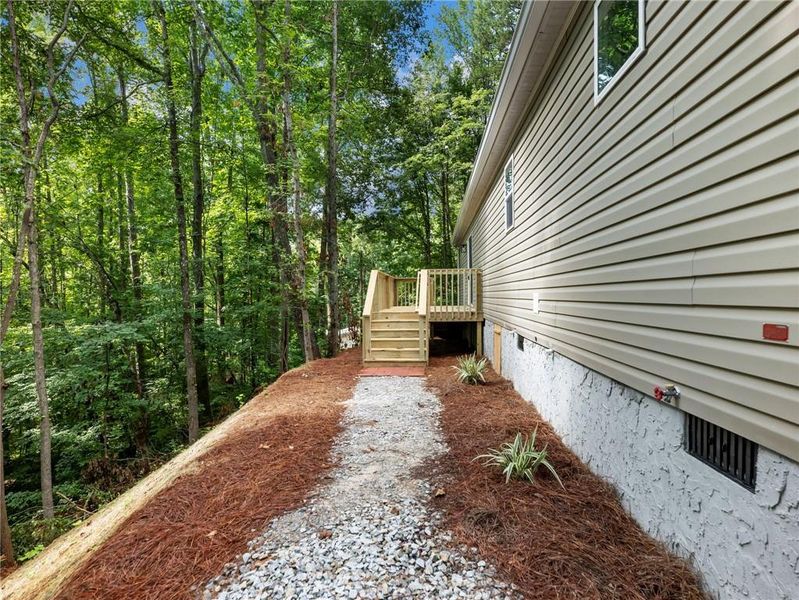 Exterior details and patio area of a home in , Braselton (Image 20). Exterior details and patio area of a home in , Braselton (Image 20).