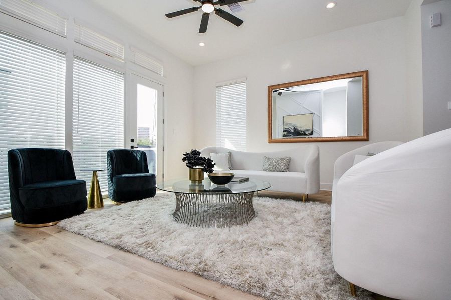 Furnished interior view inside a new home in , Houston (Image 30). Furnished interior view inside a new home in , Houston (Image 30).