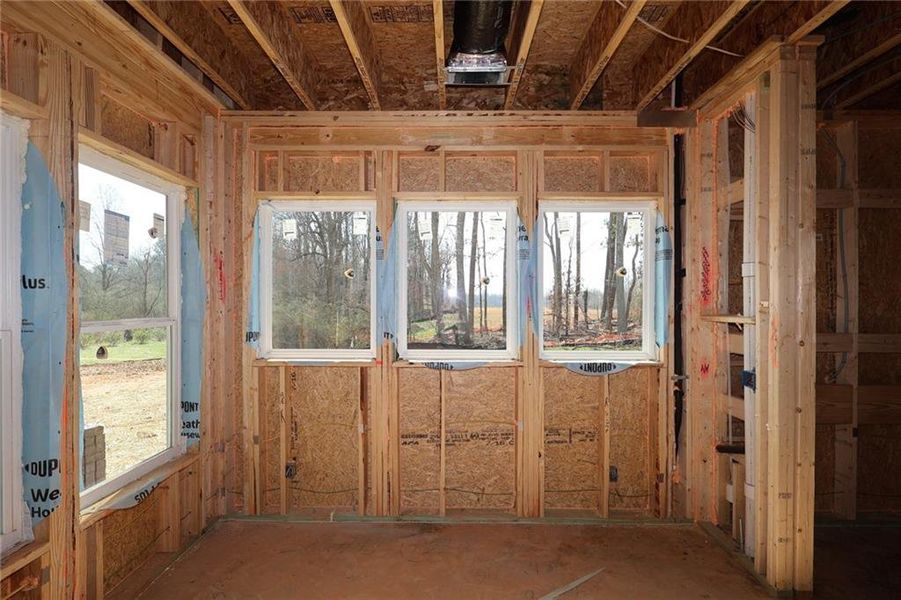 In-progress construction of a new home in Meadow Brook Farms, Cumming, GA (Image 9).
