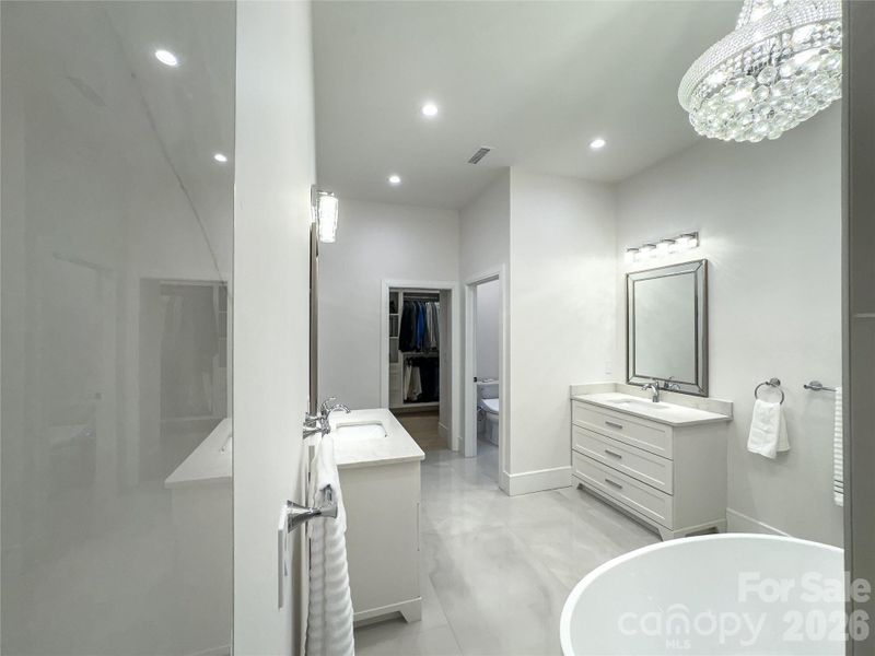 Furnished interior view inside a new home in , Hickory (Image 34).