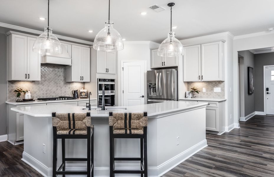 Furnished interior view inside a new home in Lewiston Meadows, Greensboro (Image 23).