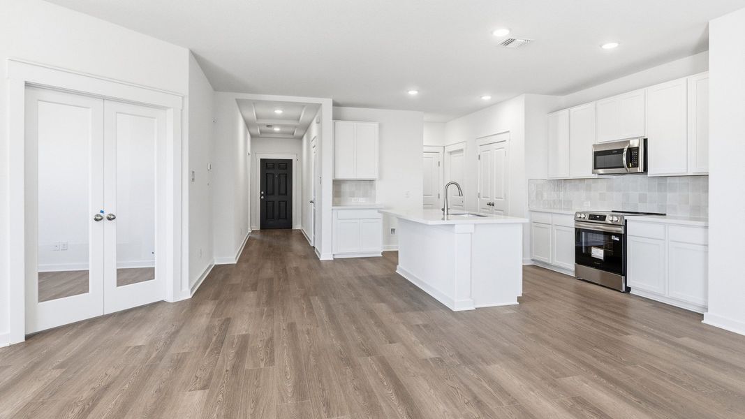 Furnished interior view inside a new home in Calumet, Jarrell (Image 6).