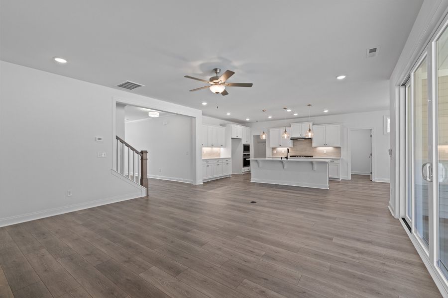 Representative unfurnished interior of a home built from the The Hampton by RobuckHomes in Baylee Ridge, Selma (Image 97). Representative unfurnished interior of a home built from the The Hampton by RobuckHomes in Baylee Ridge, Selma (Image 97).