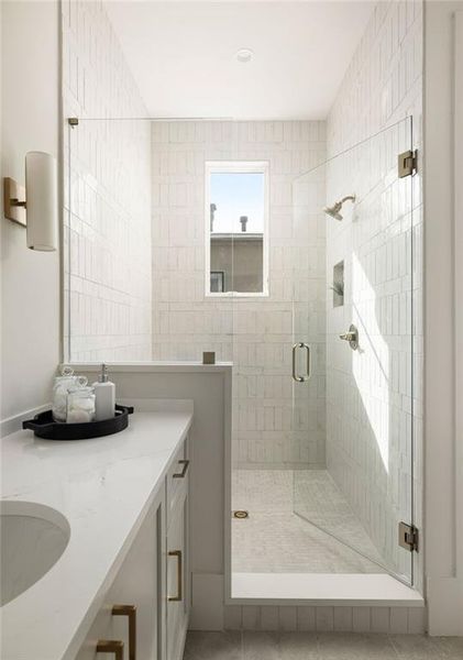 Furnished interior view inside a new home in , Chattahoochee Hills (Image 20).