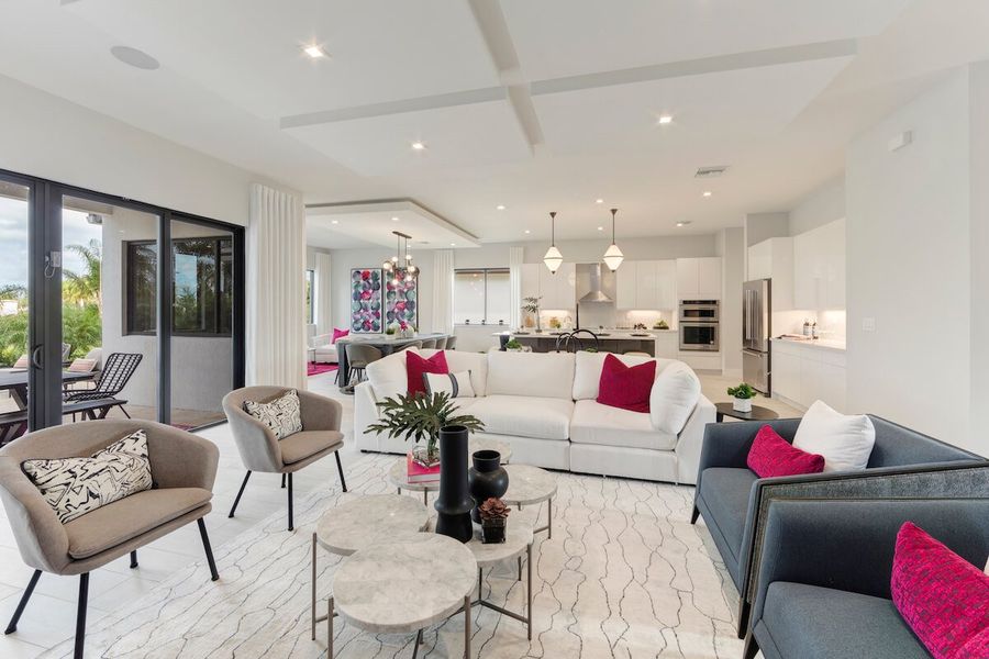 Representative furnished interior of a home built from the Inlet by CC Homes in Maple Ridge, Ave Maria (Image 11).