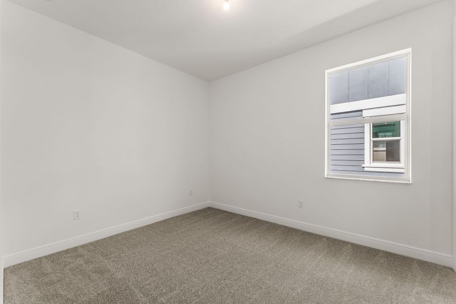 Representative unfurnished interior of a home built from the Dahlberg by Mattamy Homes in Newfield - Rosette Park, Palm City (Image 14).
