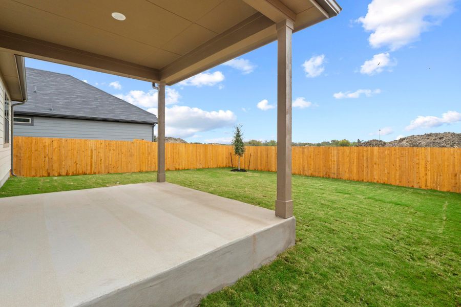 Covered Patio on the Pearl home plan by Trophy Signature Homes – REPRESENTATIVE PHOTO Covered Patio on the Pearl home plan by Trophy Signature Homes – REPRESENTATIVE PHOTO
